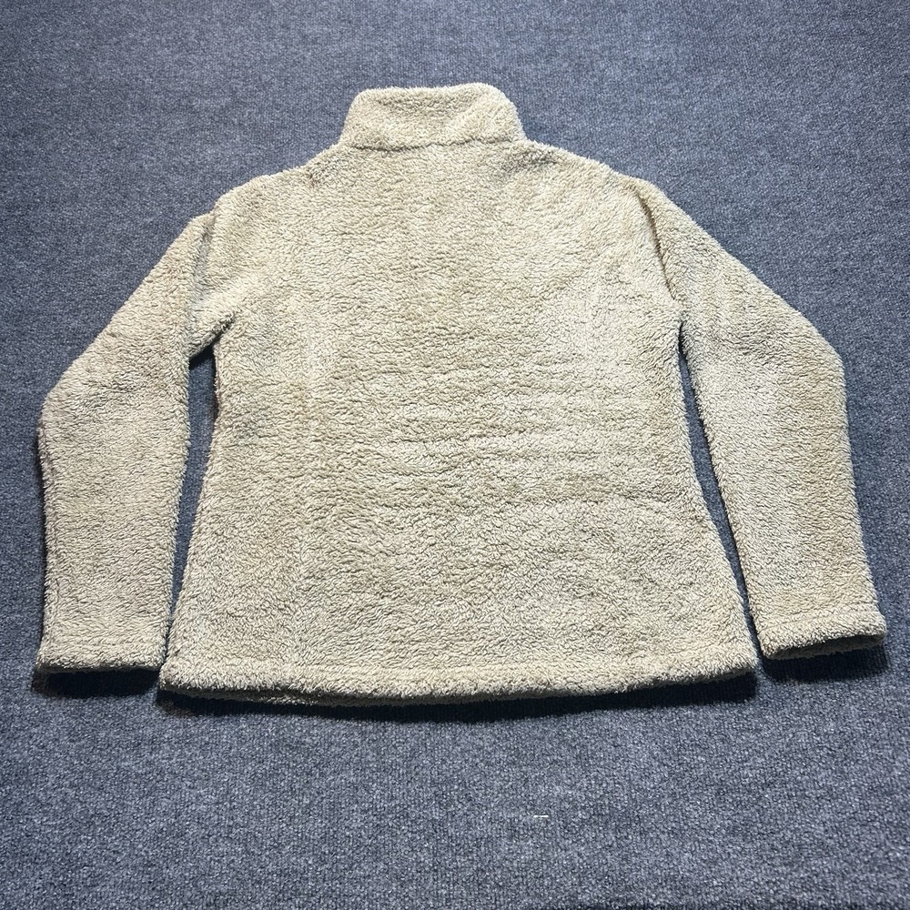 Patagonia Women's Los Gatos 1/4-Zip Fleece Pullover Sherpa Shroom Taupe Fuzzy M - Picture 7 of 7